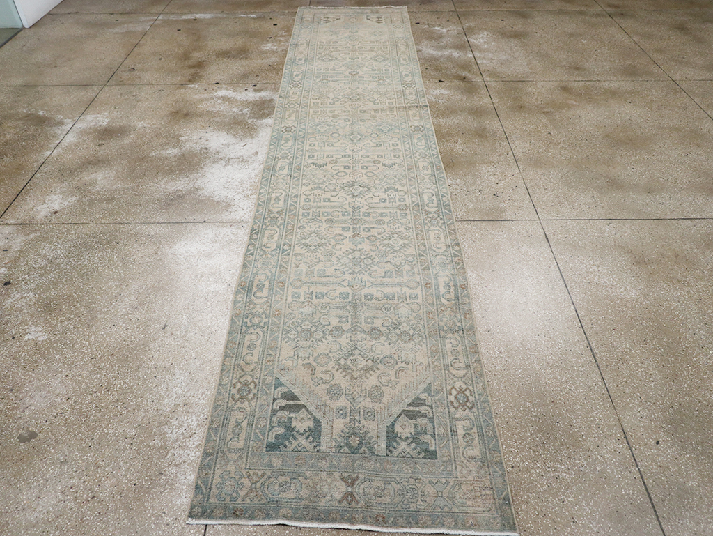 Vintage Persian Malayer Long Runner, No.32720 - Gsblank
