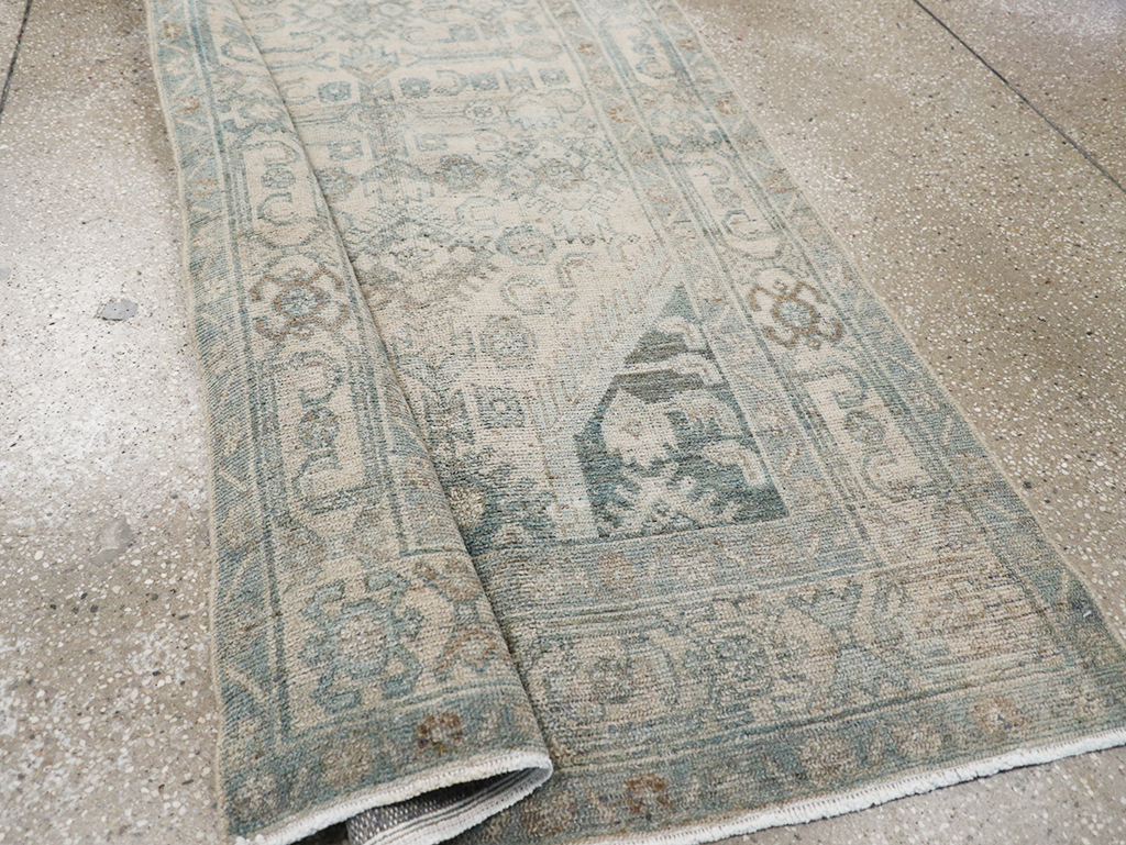 Vintage Persian Malayer Long Runner, No.32720 - Gsblank
