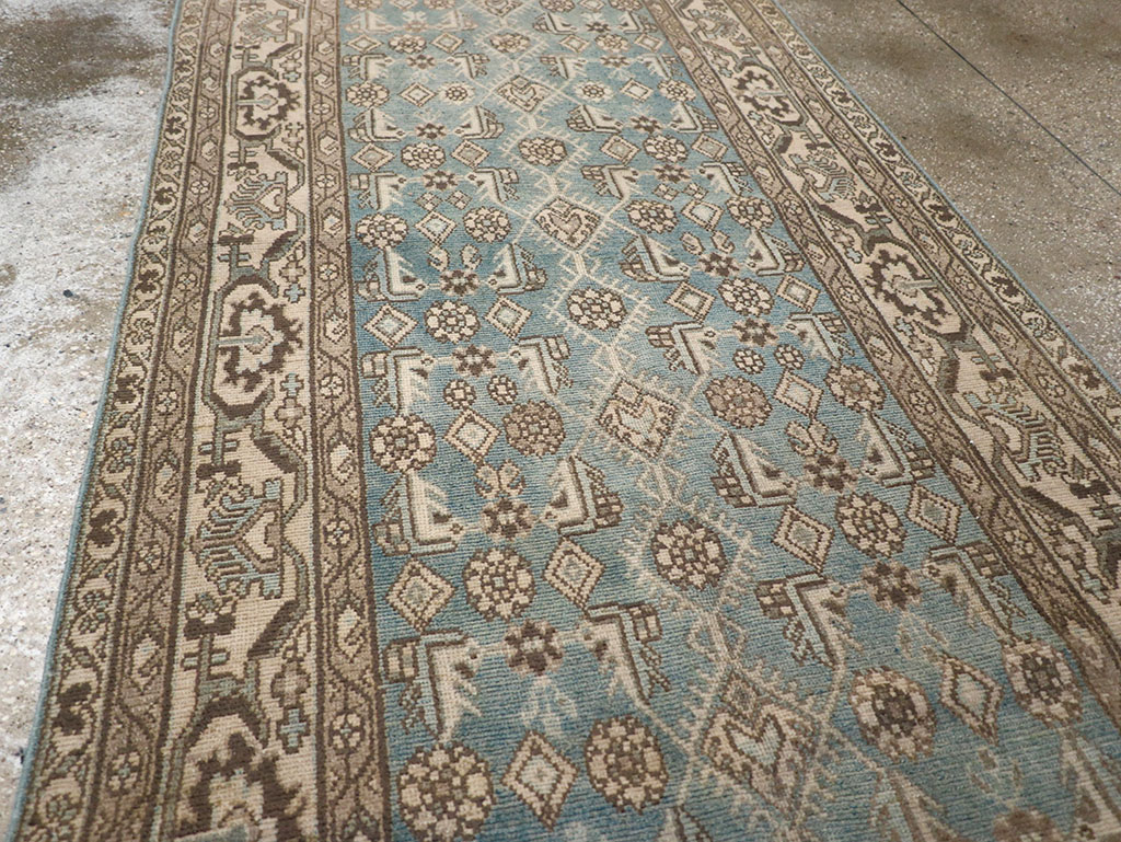Vintage Persian Malayer Runner, No.32721 - Gsblank