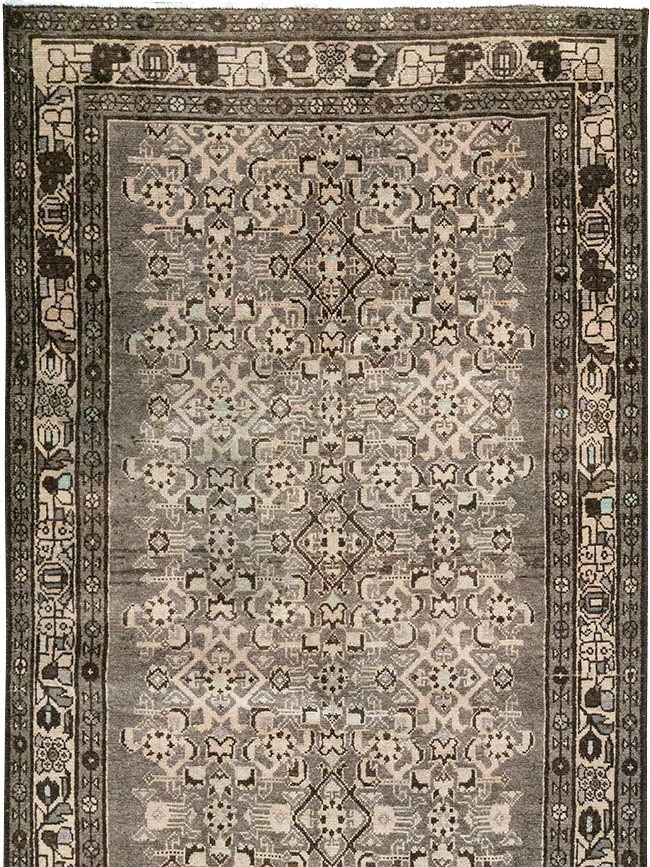 Vintage Persian Malayer Runner, No.32722 - Gsblank