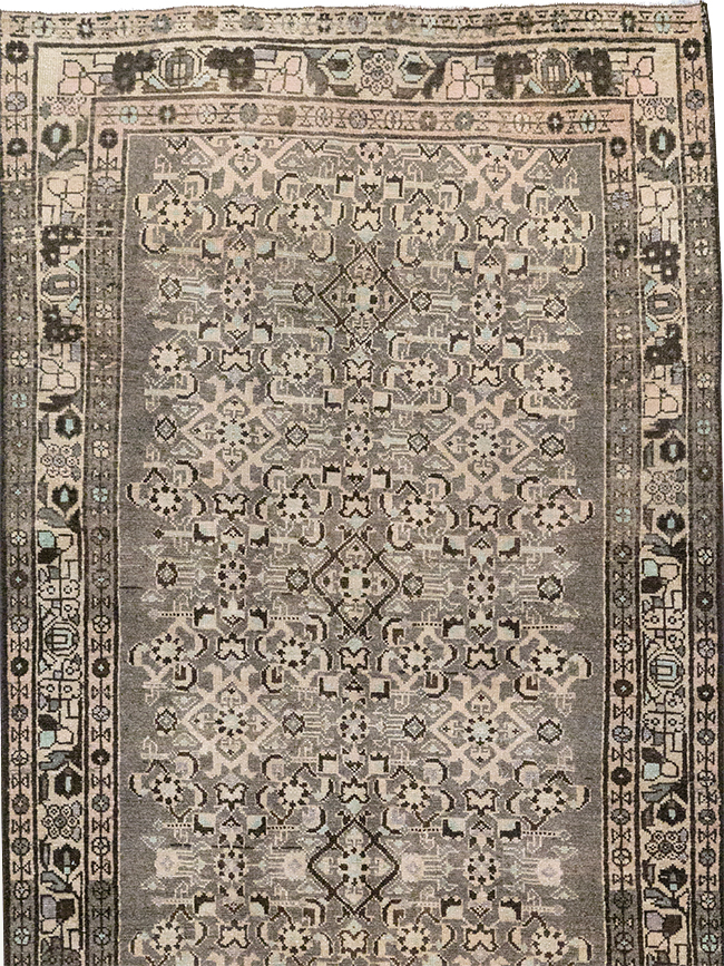 Vintage Persian Malayer Runner, No.32722 - Gsblank