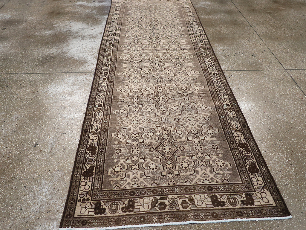 Vintage Persian Malayer Runner, No.32722 - Gsblank
