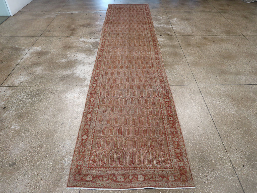 Antique Persian Malayer Long Runner (Pair: 1 of 2), No.32723 - Gsblank
