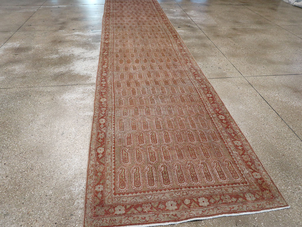 Antique Persian Malayer Long Runner (Pair: 1 of 2), No.32723 - Gsblank