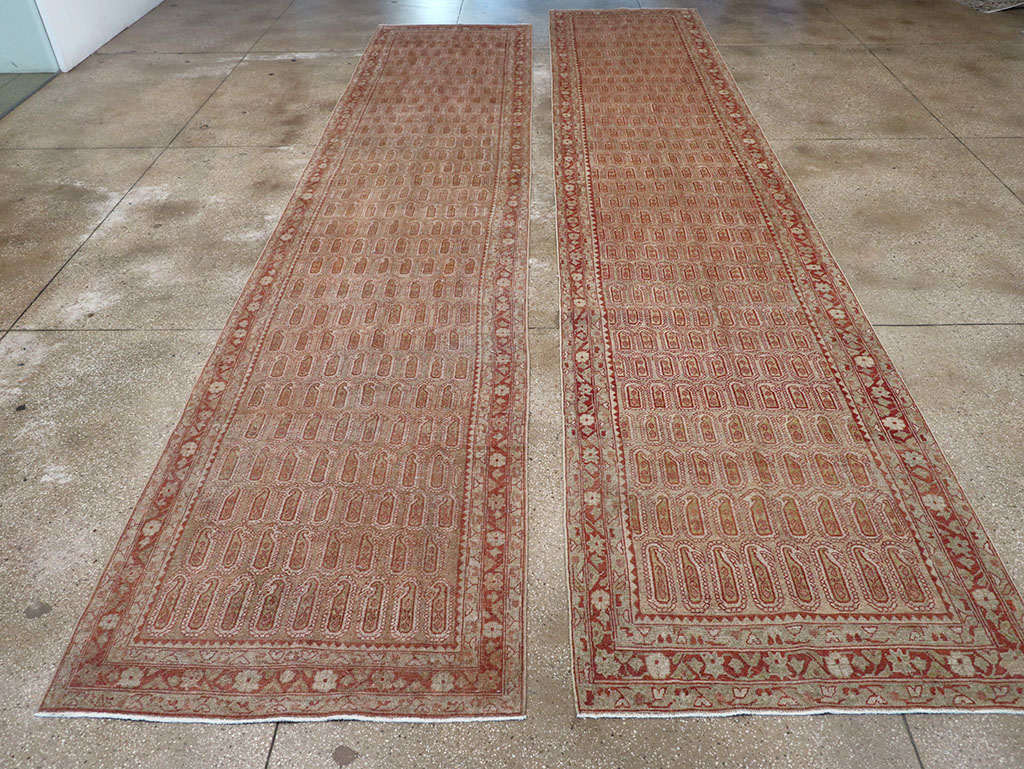 Antique Persian Malayer Long Runner (Pair: 1 of 2), No.32723 - Gsblank