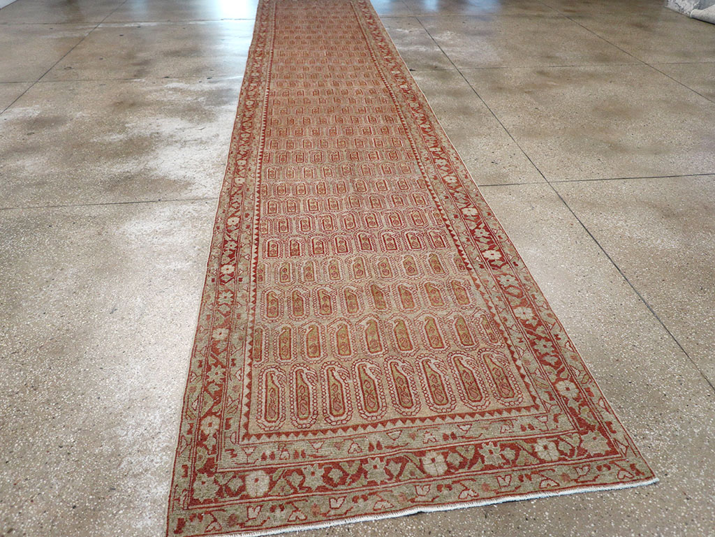 Antique Persian Malayer Long Runner (Pair: 2 of 2), No.32724 - Gsblank