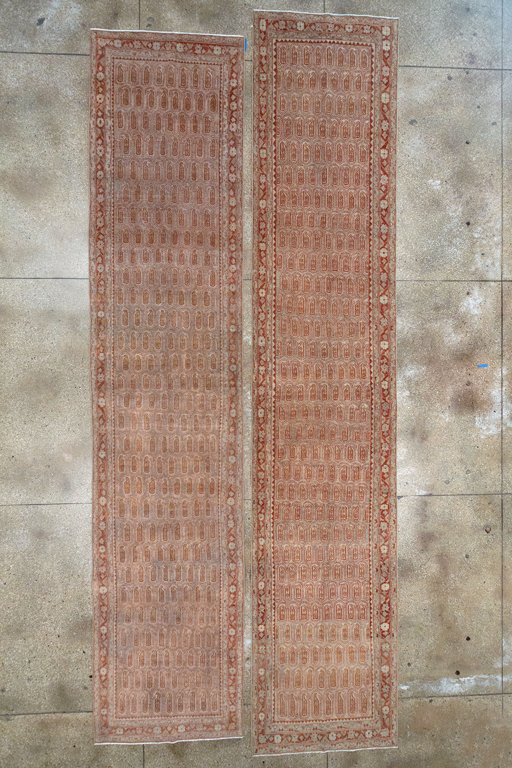 Antique Persian Malayer Long Runner (Pair: 2 of 2), No.32724 - Gsblank