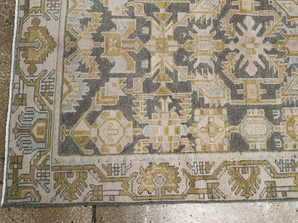 Vintage Persian Malayer Long Runner, No.32725 - Gsblank