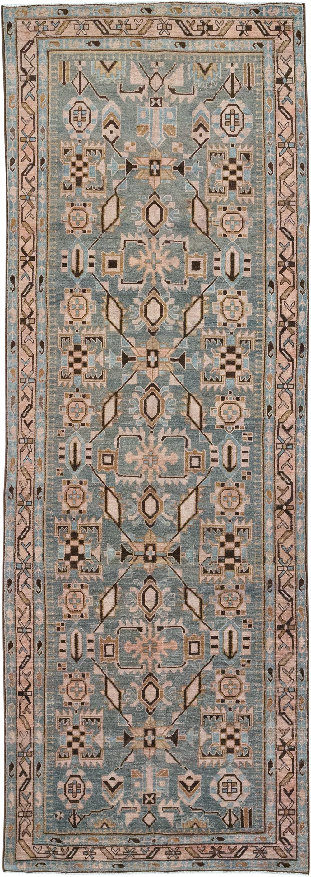 Vintage Persian Malayer Runner, No.32726 - Gsblank