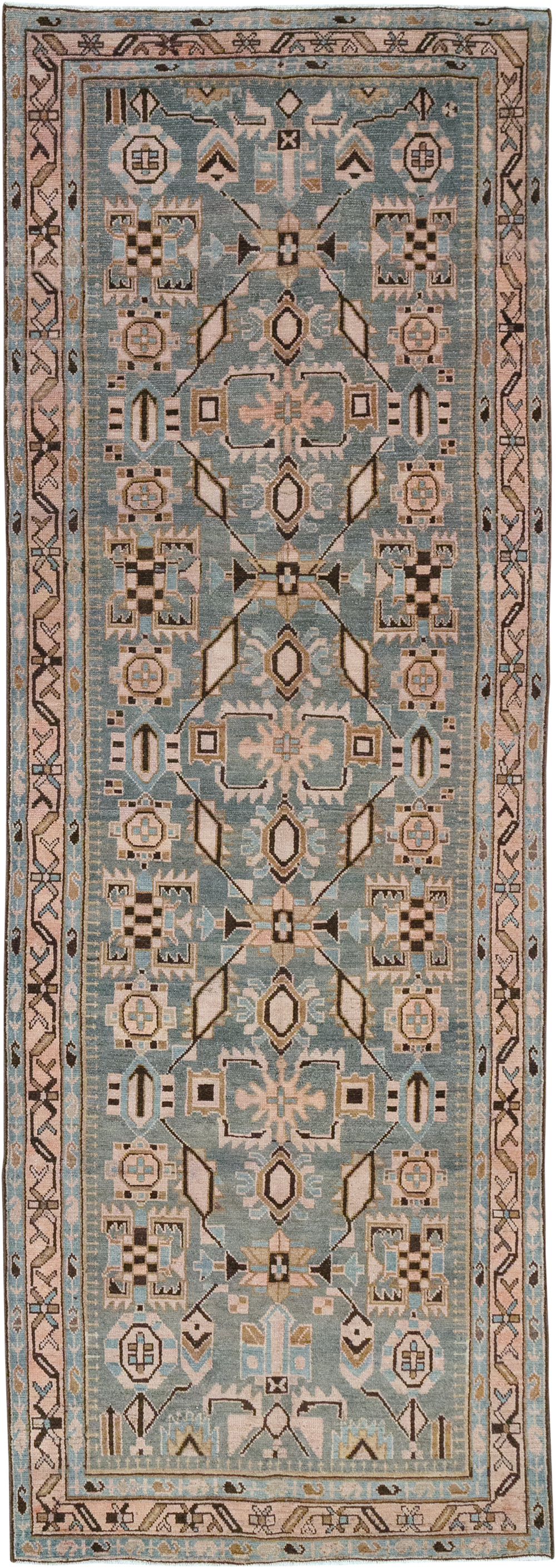 Vintage Persian Malayer Runner, No.32726 - Gsblank