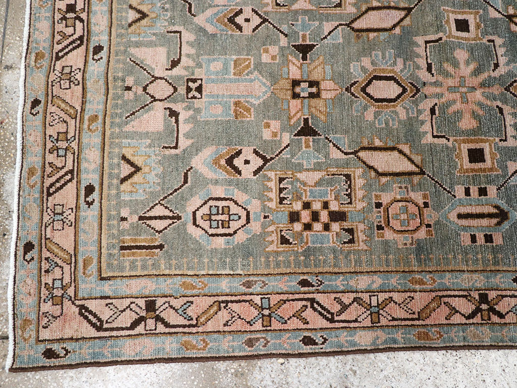 Vintage Persian Malayer Runner, No.32726 - Gsblank