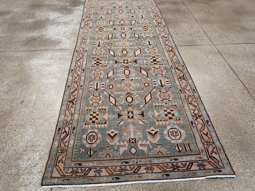 Vintage Persian Malayer Runner, No.32726 - Gsblank