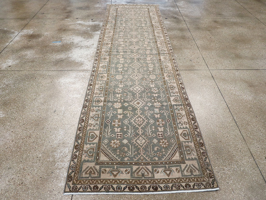 Vintage Persian Malayer Runner, No.32729 - Gsblank