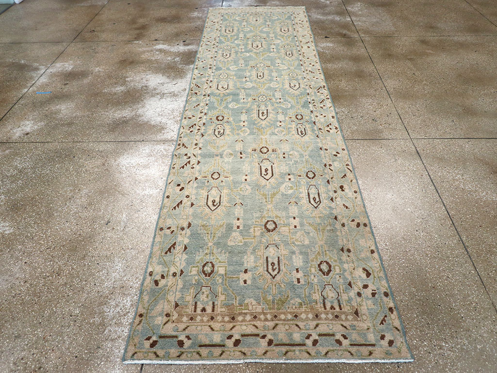 Vintage Persian Malayer Runner, No.32730 - Gsblank