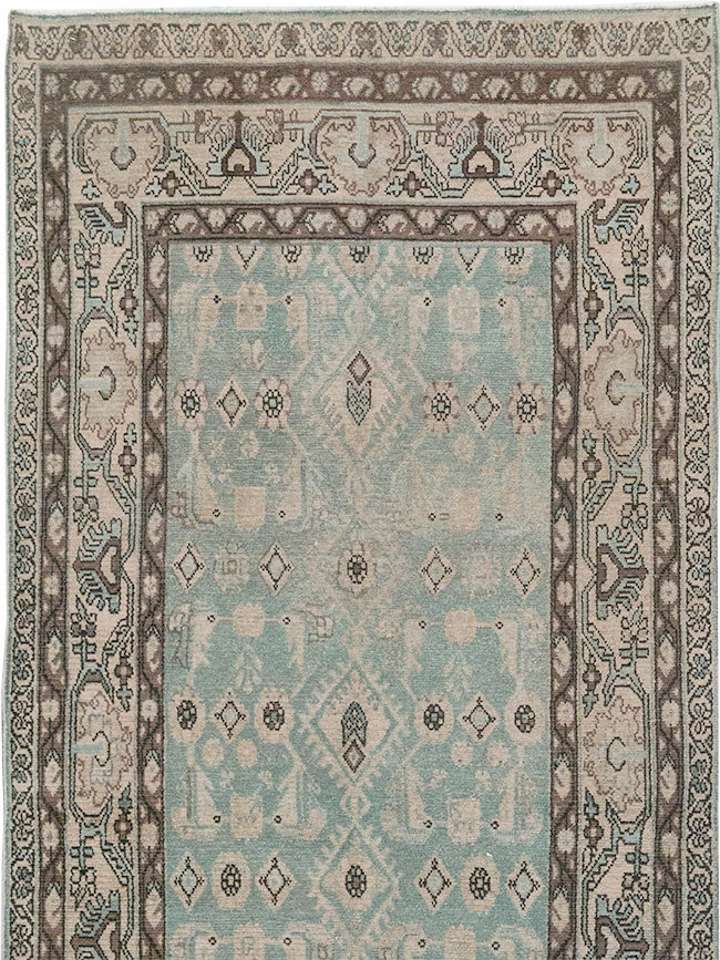 Vintage Persian Malayer Long Runner, No.32731 - Gsblank