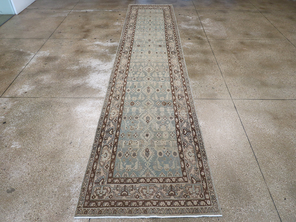 Vintage Persian Malayer Long Runner, No.32731 - Gsblank