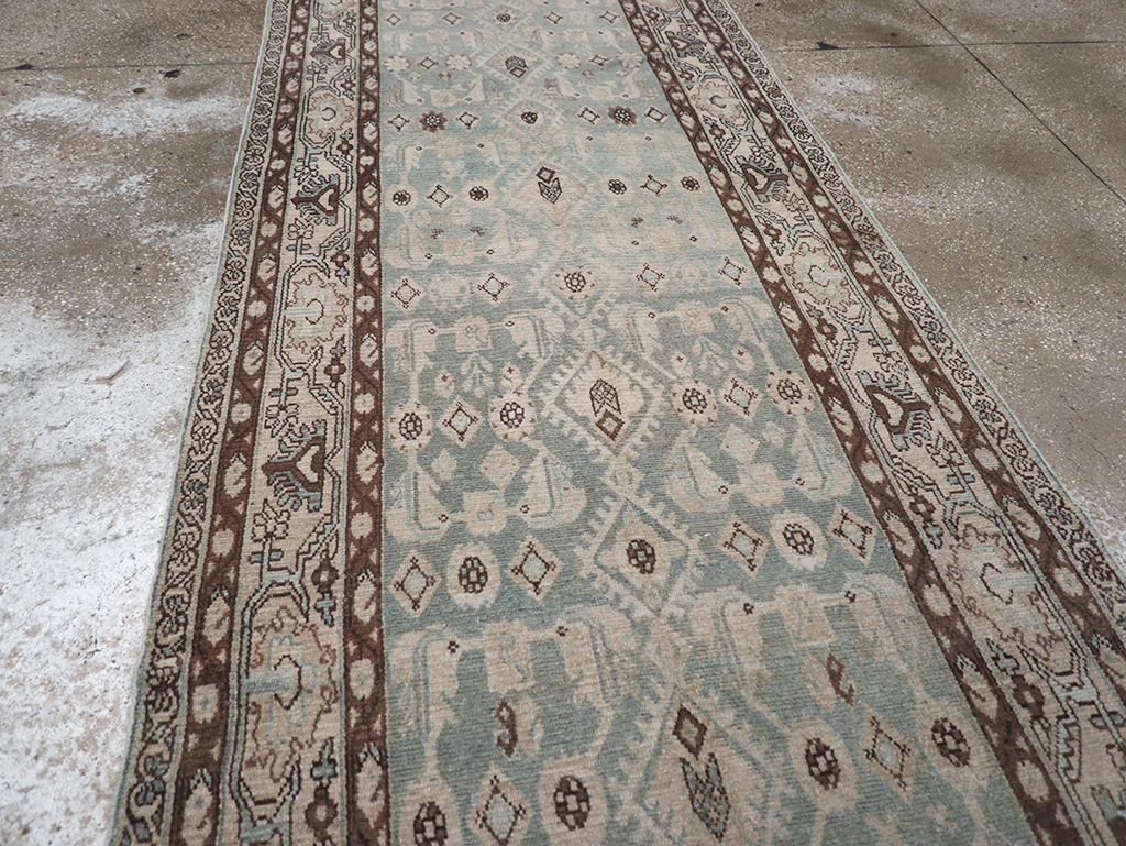 Vintage Persian Malayer Long Runner, No.32731 - Gsblank