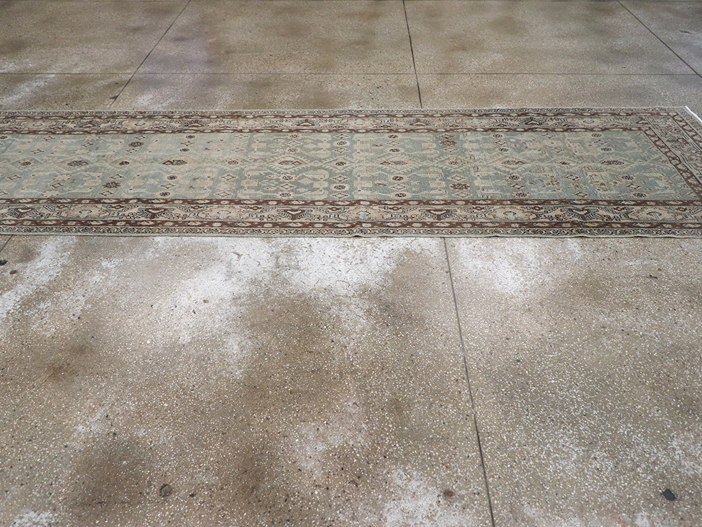 Vintage Persian Malayer Long Runner, No.32731 - Gsblank