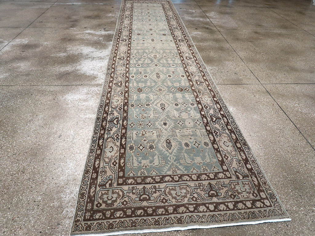 Vintage Persian Malayer Long Runner, No.32731 - Gsblank