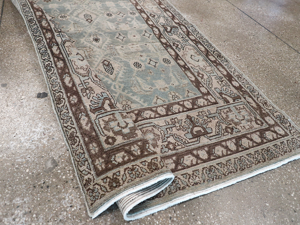 Vintage Persian Malayer Long Runner, No.32731 - Gsblank