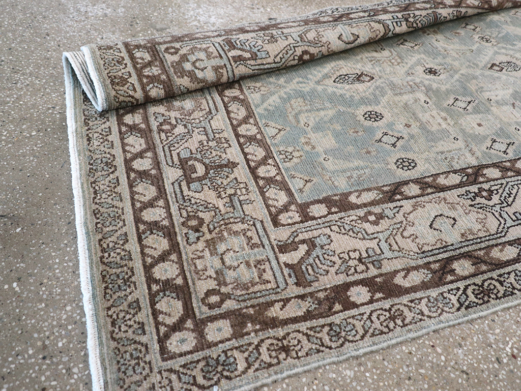 Vintage Persian Malayer Long Runner, No.32731 - Gsblank