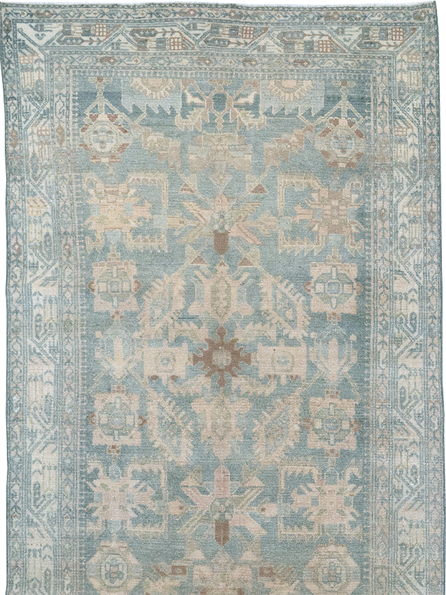 Vintage Persian Malayer Long Runner, No.32732 - Gsblank