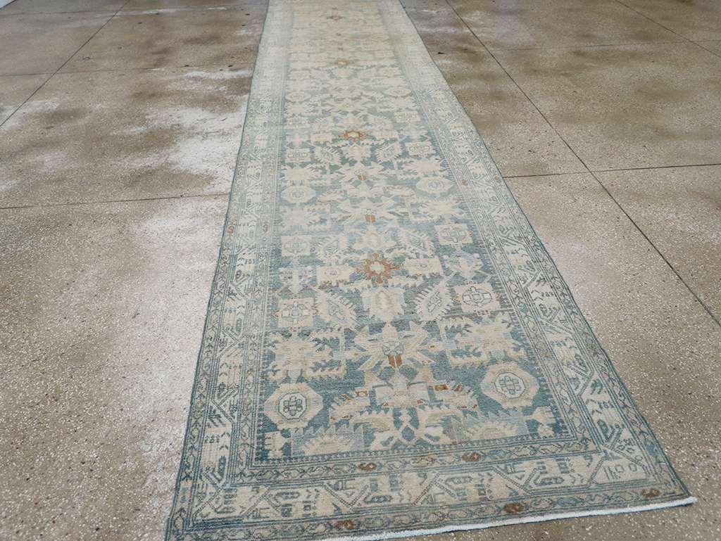 Vintage Persian Malayer Long Runner, No.32732 - Gsblank