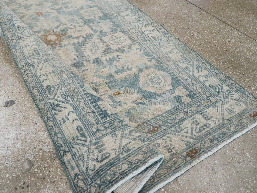 Vintage Persian Malayer Long Runner, No.32732 - Gsblank