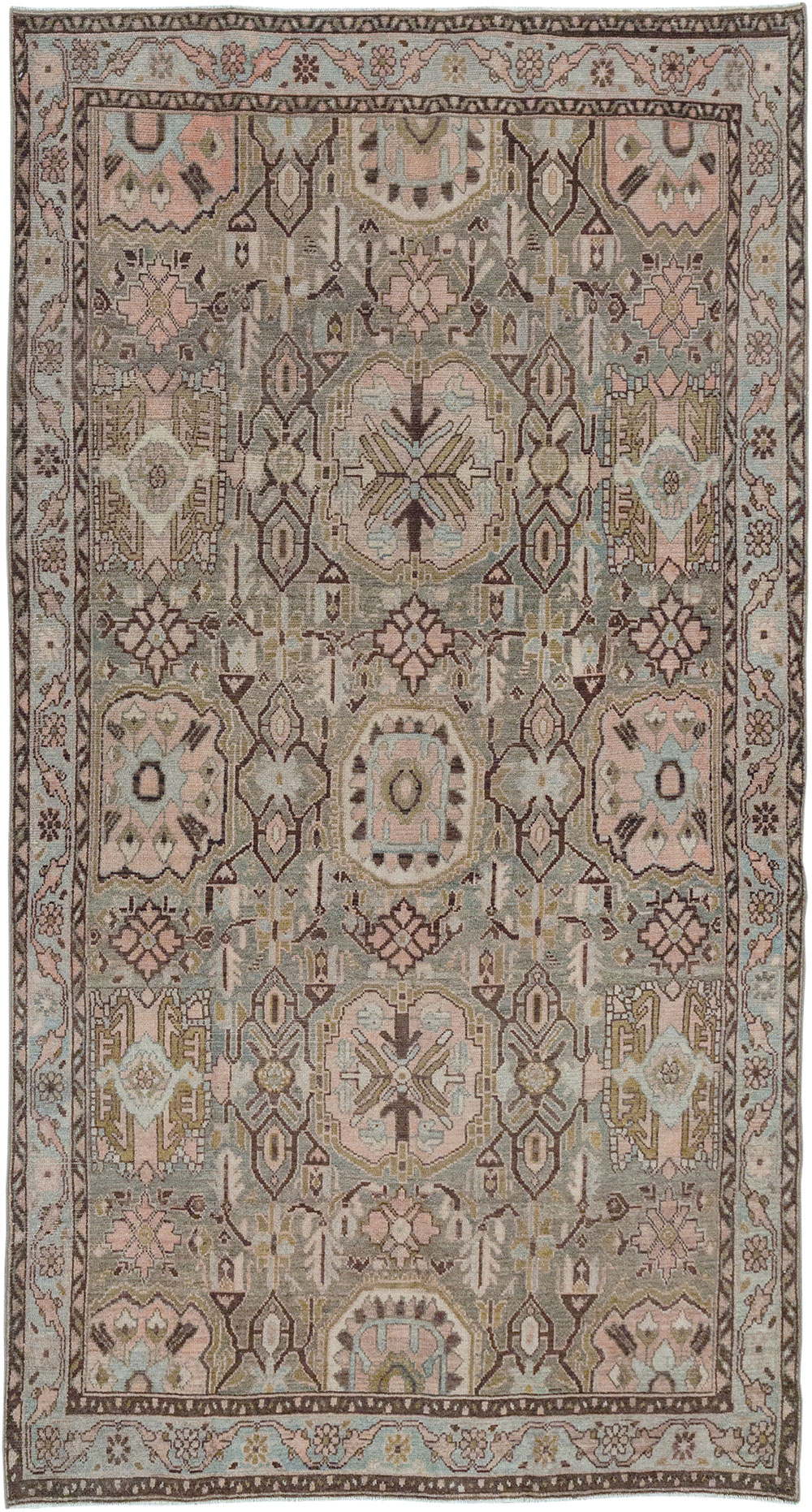 Vintage Persian Malayer Accent Rug, No.32733 - Gsblank