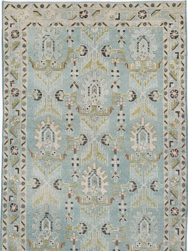 Vintage Persian Malayer Long Runner, No.32734 - Gsblank