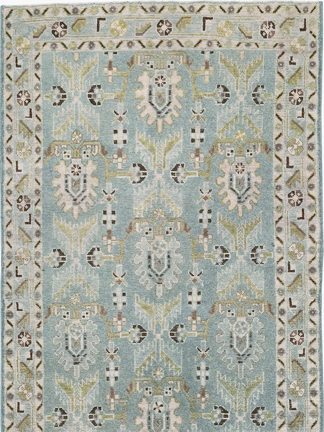 Vintage Persian Malayer Long Runner, No.32734 - Gsblank