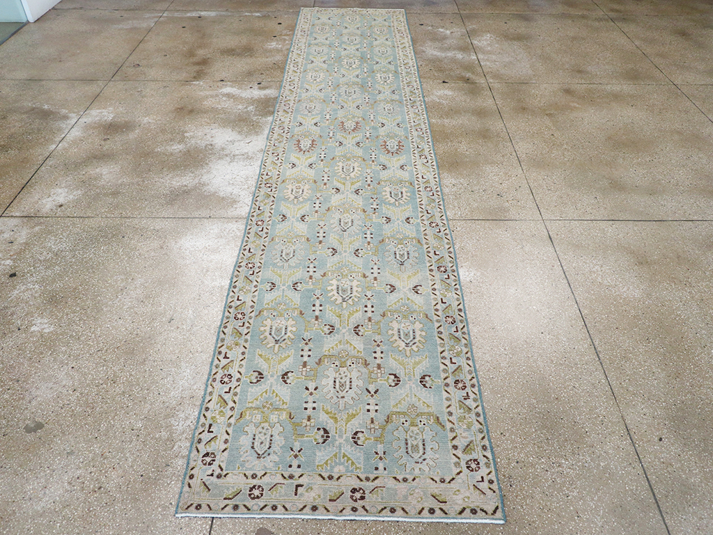 Vintage Persian Malayer Long Runner, No.32734 - Gsblank