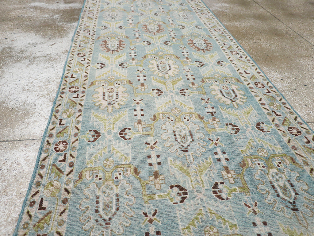 Vintage Persian Malayer Long Runner, No.32734 - Gsblank