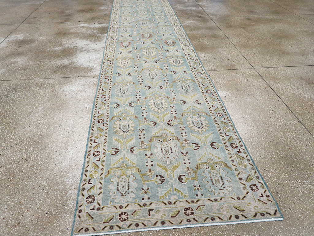 Vintage Persian Malayer Long Runner, No.32734 - Gsblank