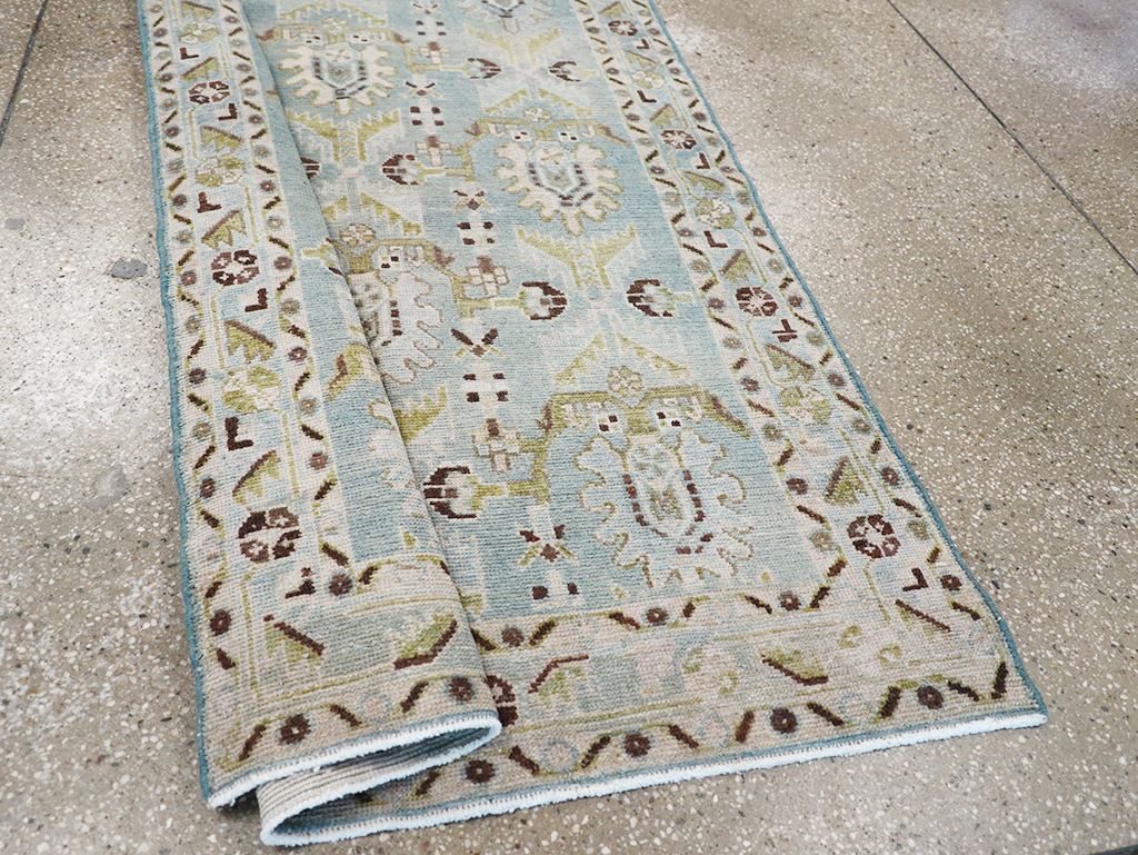 Vintage Persian Malayer Long Runner, No.32734 - Gsblank
