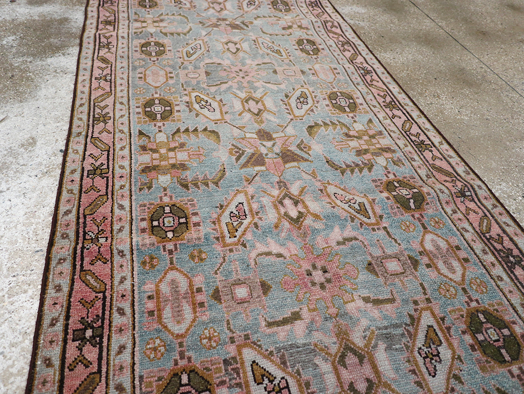 Vintage Persian Malayer Long Runner, No.32735 - Gsblank
