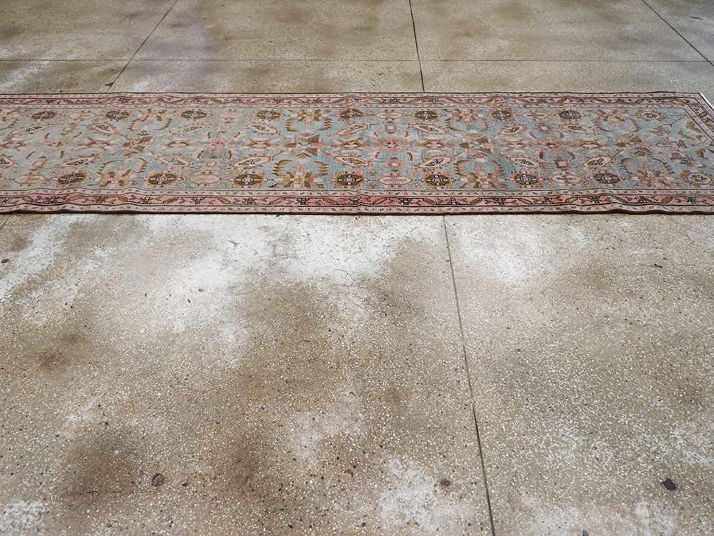 Vintage Persian Malayer Long Runner, No.32735 - Gsblank