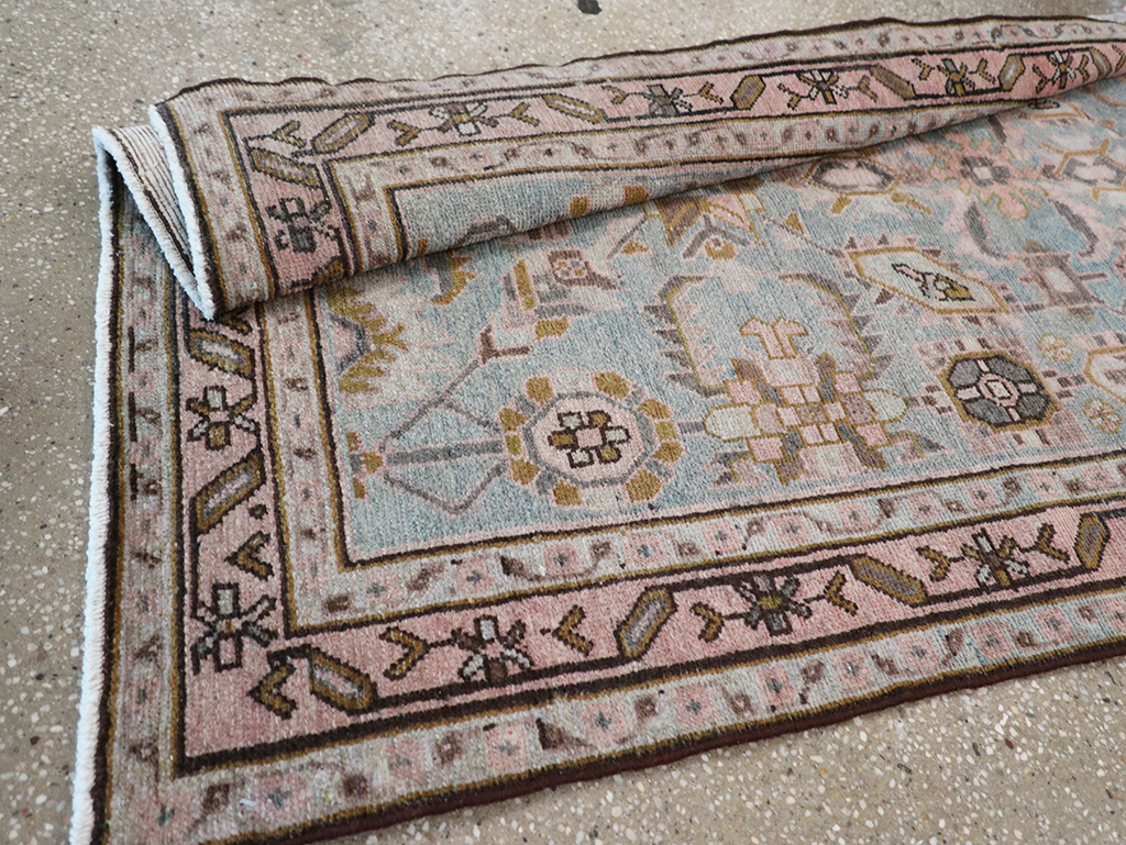 Vintage Persian Malayer Long Runner, No.32735 - Gsblank
