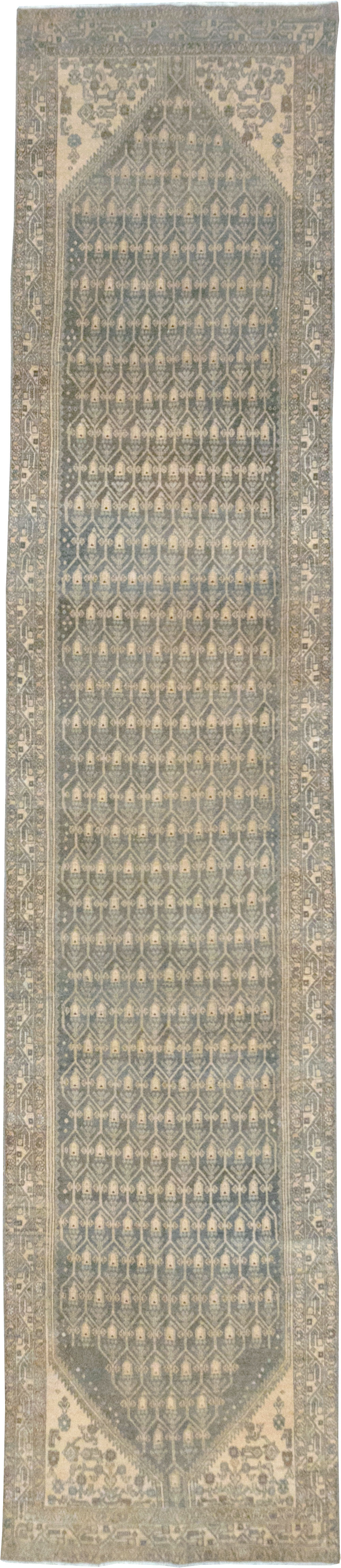 Vintage Persian Malayer Long Runner, No.32736 - Gsblank