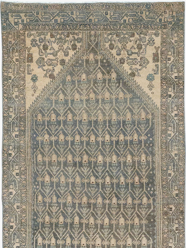 Vintage Persian Malayer Long Runner, No.32736 - Gsblank