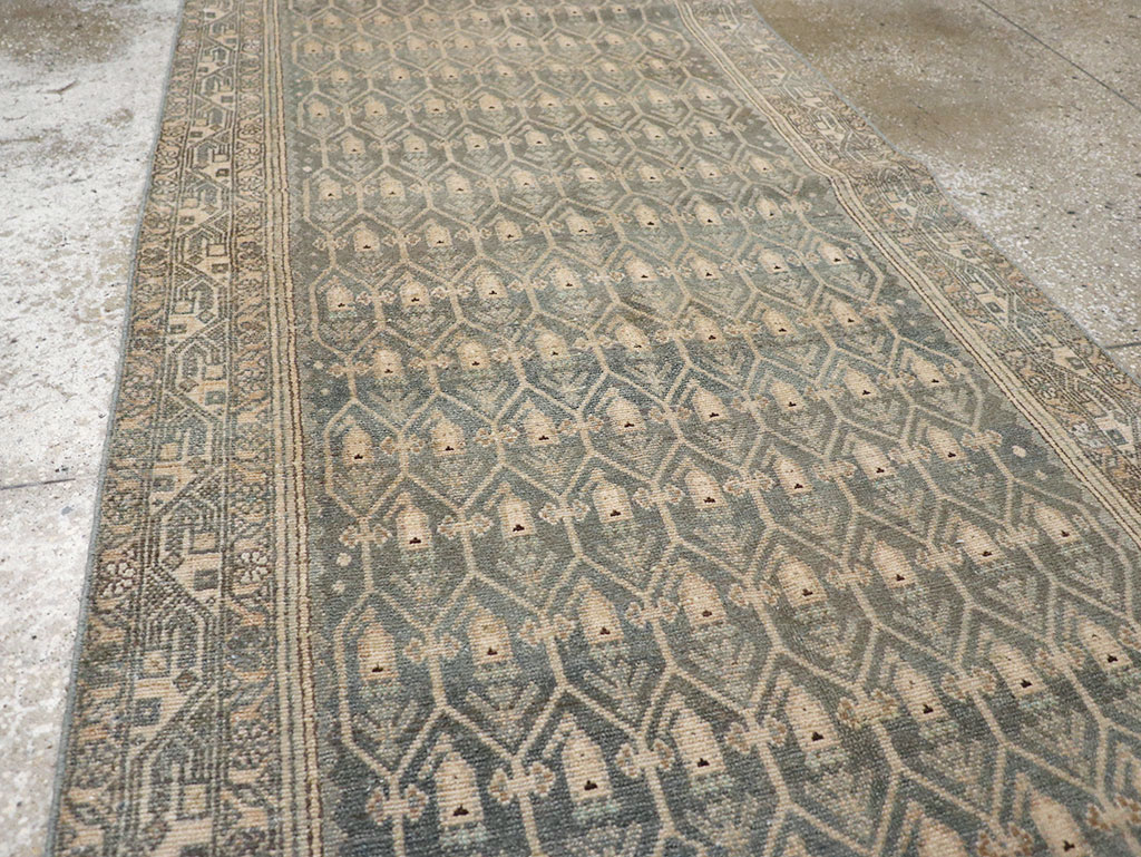 Vintage Persian Malayer Long Runner, No.32736 - Gsblank