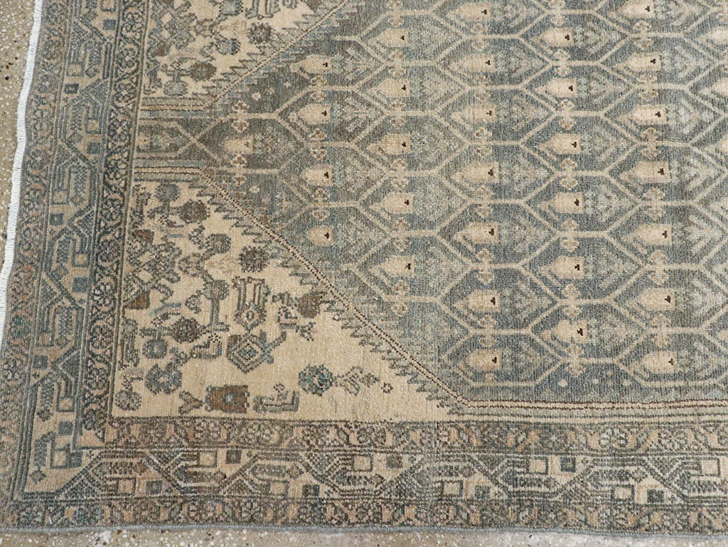 Vintage Persian Malayer Long Runner, No.32736 - Gsblank