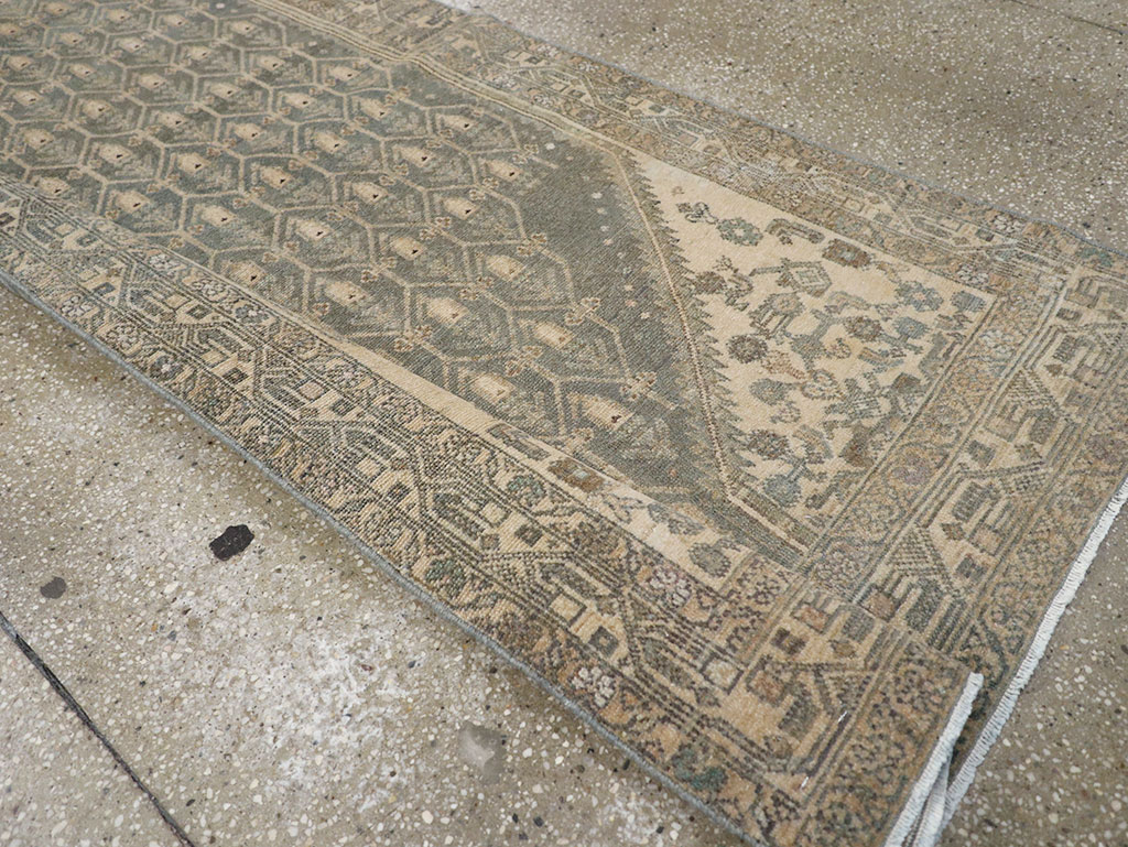 Vintage Persian Malayer Long Runner, No.32736 - Gsblank