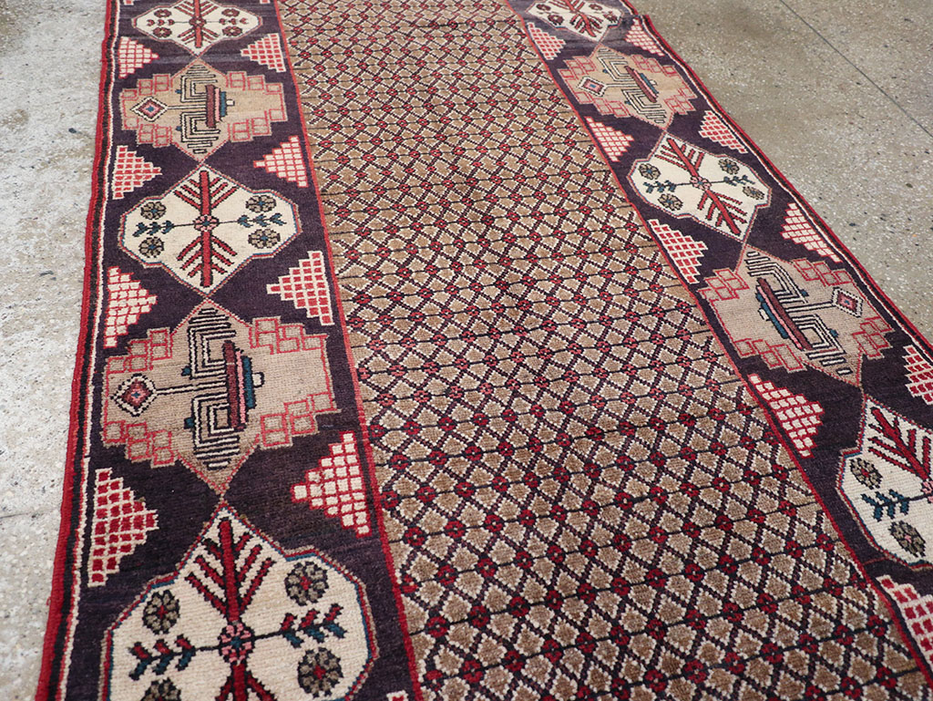 Vintage Persian Serab Gallery Rug, No.32738 - Gsblank