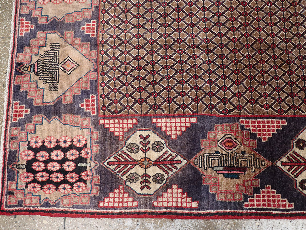 Vintage Persian Serab Gallery Rug, No.32738 - Gsblank