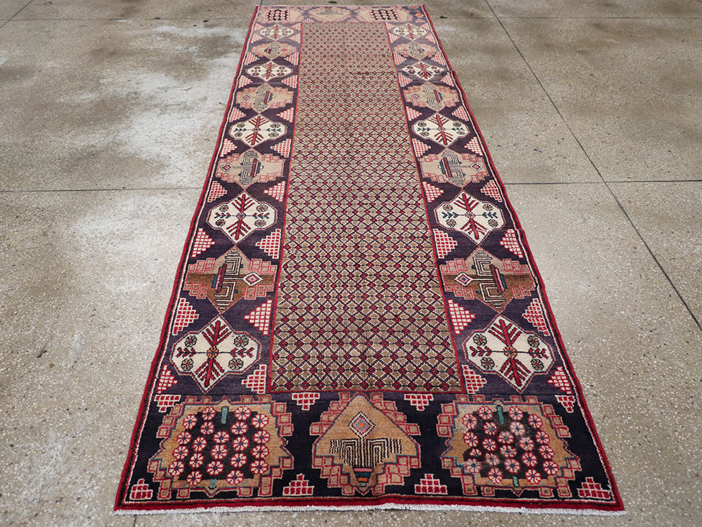 Vintage Persian Serab Gallery Rug, No.32738 - Gsblank