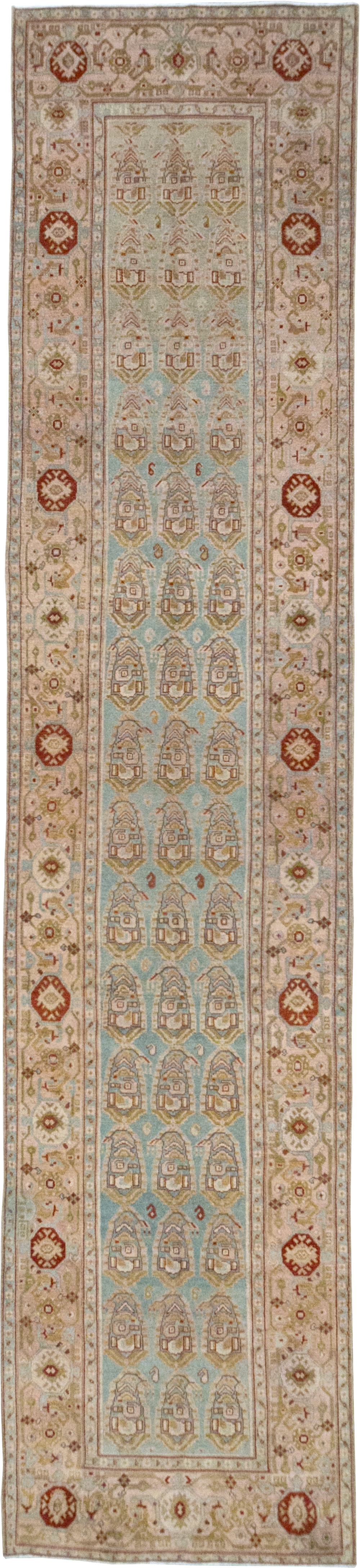 Vintage Persian Malayer Long Runner, No.32740 - Gsblank
