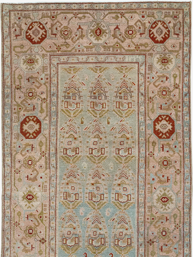 Vintage Persian Malayer Long Runner, No.32740 - Gsblank