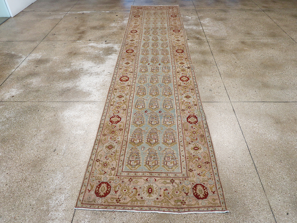 Vintage Persian Malayer Long Runner, No.32740 - Gsblank