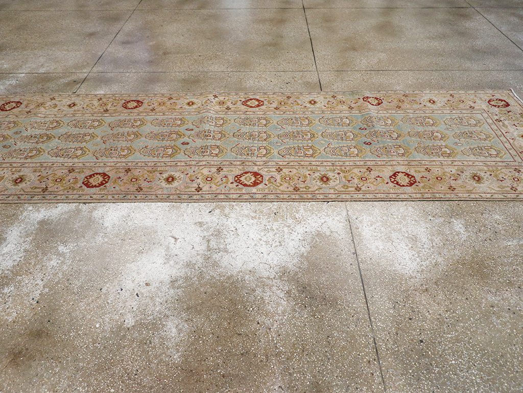 Vintage Persian Malayer Long Runner, No.32740 - Gsblank